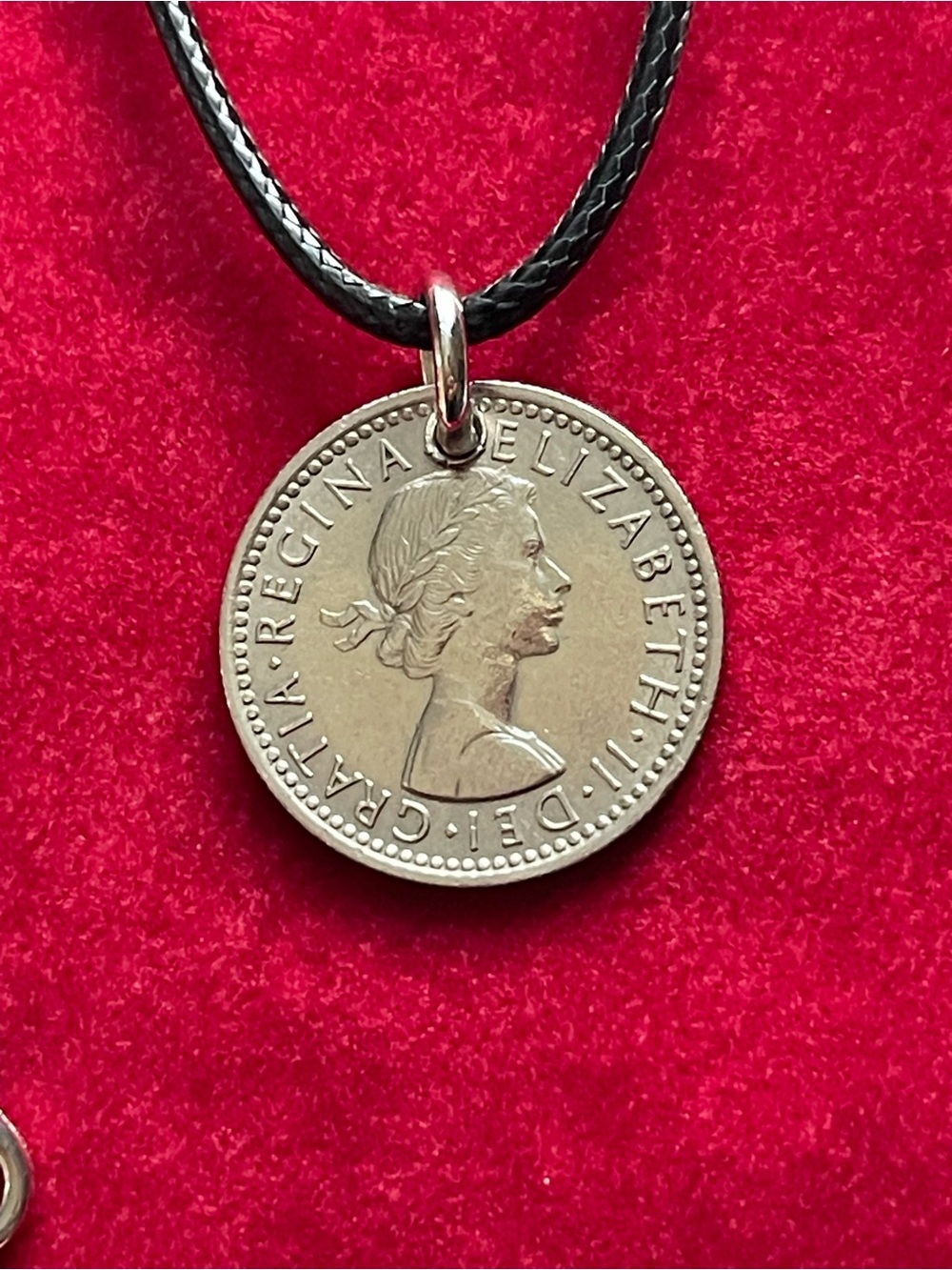 Vintage British Coin Pendant Necklace - Women Jewelry